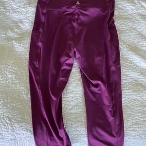 TeK Gear Athletic Capri Pants 1X Magenta